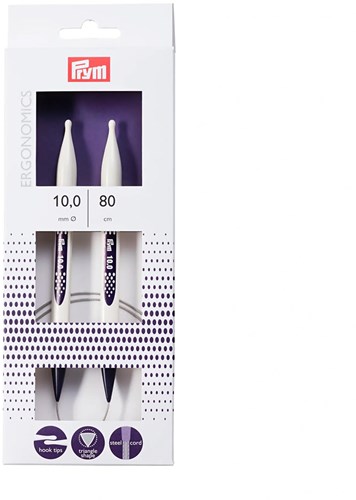 Prym Rundstricknadel Ergonomisch 80 cm 10,00 mm