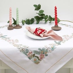 Rico Christrose Tischdecke Stickpaket