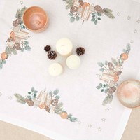 Rico Kerzen Tischdecke Stickpaket