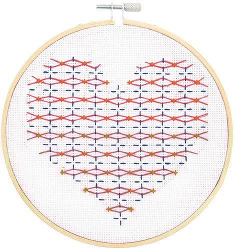 Rico Stickset Sashiko Herz-2