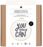 Rico Design Stick Pakete "you totally can" Ø 15 cm