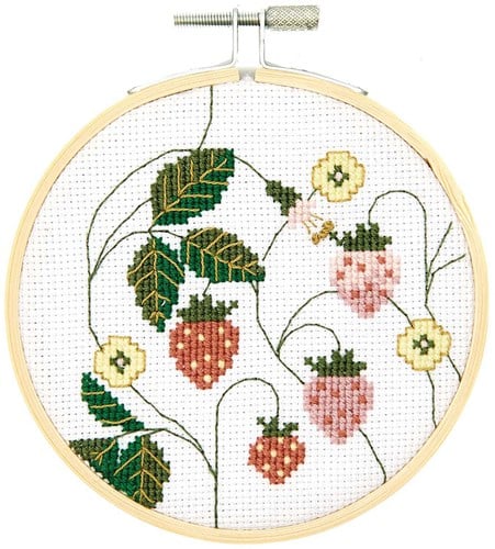 Rico Design Stick Pakete Erdbeeren Ø 10 cm-2