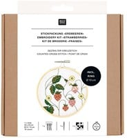 Rico Design Stick Pakete Erdbeeren Ø 10 cm