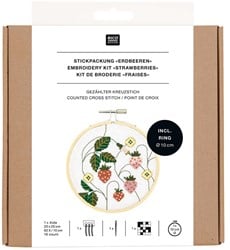 Rico Design Stick Pakete Erdbeeren Ø 10 cm