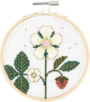 Rico Design Stick Pakete Erdbeerblüte Ø 10 cm-2