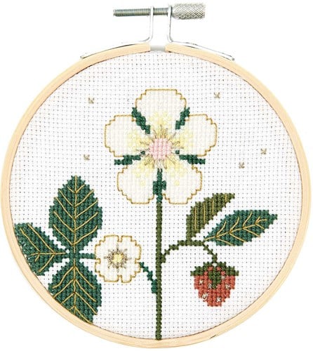 Rico Design Stick Pakete Erdbeerblüte Ø 10 cm-2