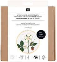 Rico Design Stick Pakete Erdbeerblüte Ø 10 cm