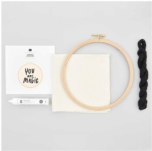 Rico Design Punch Needle Pakete "You are magic" Ø 21,5 cm-2