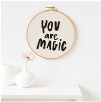 Rico Design Punch Needle Pakete "You are magic" Ø 21,5 cm