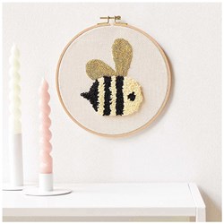 Rico Design Punch Needle Pakete Biene Ø 21,5 cm