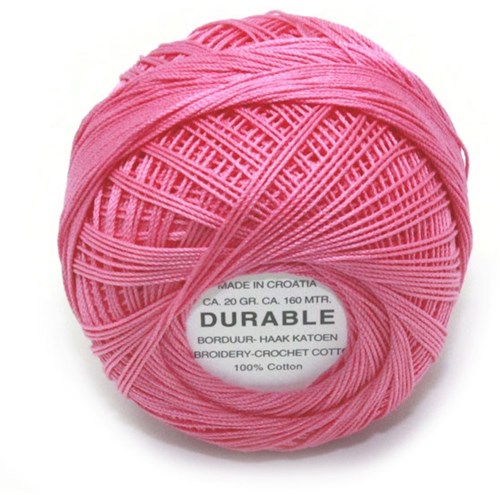 Durable Stick- und Häkelbaumwollgarn 1004 Pink