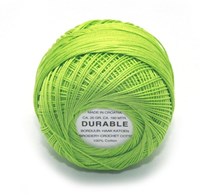 Durable Stick- und Häkelbaumwollgarn 1008 Grass Green