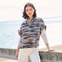 Stylecraft strickmuster For the Love of Stripes Poncho and Sweater