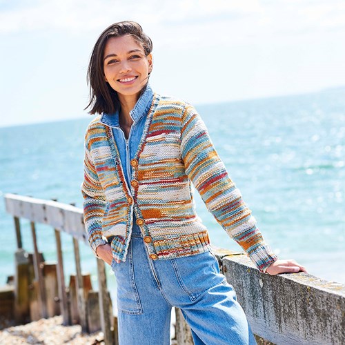 Stylecraft strickmuster For the Love of Stripes Cardigan-2