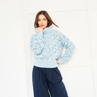 Stylecraft strickmuster Softie Polo- and Round Neck Sweater (2 designs)-2