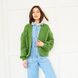 Stylecraft strickmuster Softie V- and Round Neck Cardigans (2 designs)