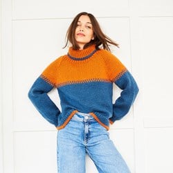Stylecraft strickmuster Softie Roll- and Round Neck Sweater (2 designs)