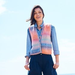 Stylecraft strickmuster Chromatic Round- And V-Neck Waistcoat (2 designs)