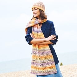 Stylecraft strickmuster Chromatic Hat, Wrap ans Shawl (3 designs)