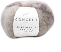 Katia Pure Alpaca Natural Colors 101 Ecru-Nerz-Braun
