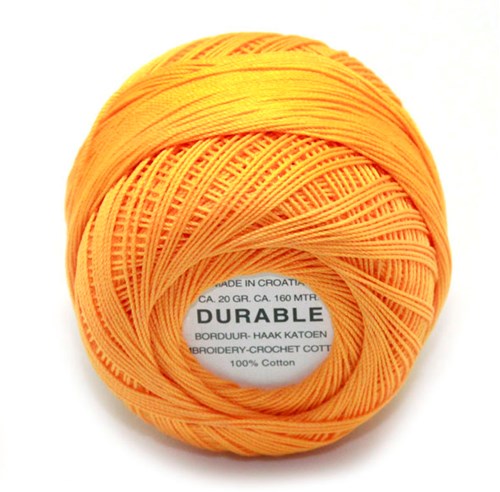 Durable Stick- und Häkelbaumwollgarn 1024 Dark Yellow