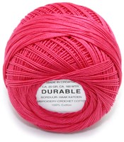 Durable Stick- und Häkelbaumwollgarn 1027 Raspberry