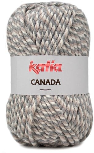 Katia Canada 102 Grey - Beige - Off white