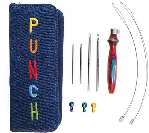 Knitpro Vibrant Punch needle Set Blue