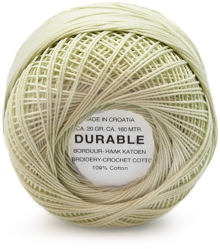 Durable Stick- und Häkelbaumwollgarn 1037 Vintage Green