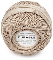 Durable Stick- und Häkelbaumwollgarn 1038 Linen
