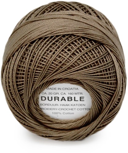 Durable Stick- und Häkelbaumwollgarn 1040 Mud