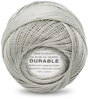 Durable Stick- und Häkelbaumwollgarn 1044 Light Grey