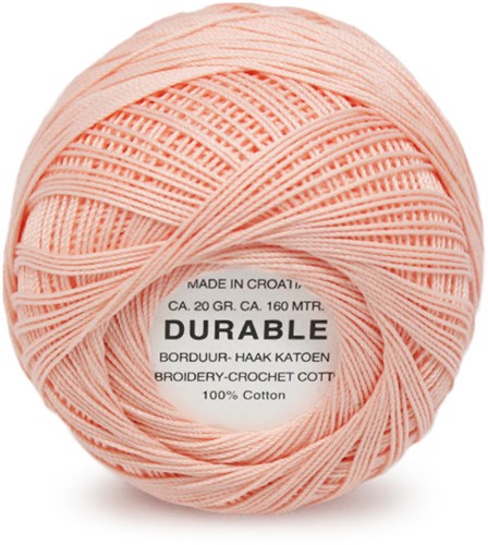 Durable Stick- und Häkelbaumwollgarn 1045 Apricot