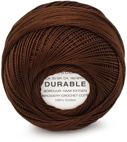 Durable Stick- und Häkelbaumwollgarn 1047 Chestnut