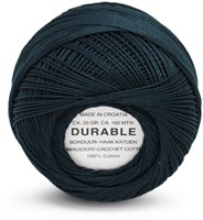 Durable Stick- und Häkelbaumwollgarn 1049 Deep Dark Blue