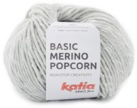 Katia Basic Merino Popcorn 104 Hellgrau-Weiß