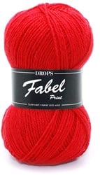 Drops Fabel Uni Colour 106 Rot