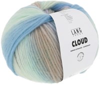 Lang Yarns Cloud 014 Hellgrün//Hellblau/Lila-3