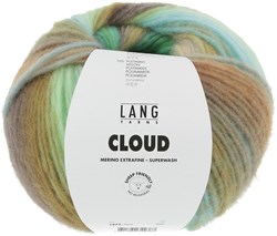 Lang Yarns Cloud 016 Grün/Türkis/Messing