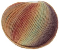 Lang Yarns Cloud 0017 bruin/rood/mint