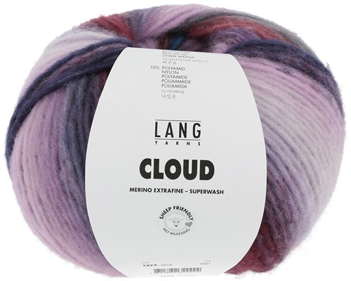 Lang Yarns Cloud 018 Flieder/Petrol/Pink