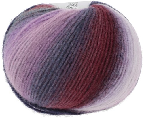 Lang Yarns Cloud 0018 lila/petrol/roze