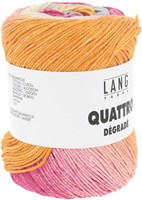 Lang Yarns Quattro Dégradé 0018 Orange/Beere/Gelb-2