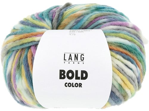 Lang Yarns Bold Color 012 Türkis/Lime/Orange