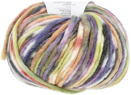 Lang Yarns Bold Color 0013 rood/olijf/violet