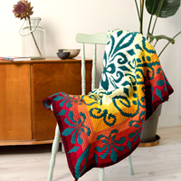 Decke Fleur Garnpaket 001 Sunset - Exklusive Anleitung