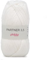 Phildar Partner 3.5 1225 Blanc