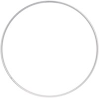 Metall-Ring 10cm - Weiß