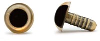 Sicherheitsaugen Gold 10mm 2 Stück