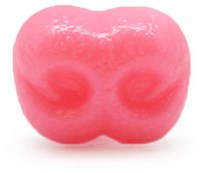 Veiligheidsneus hond rose per stuk 10mm